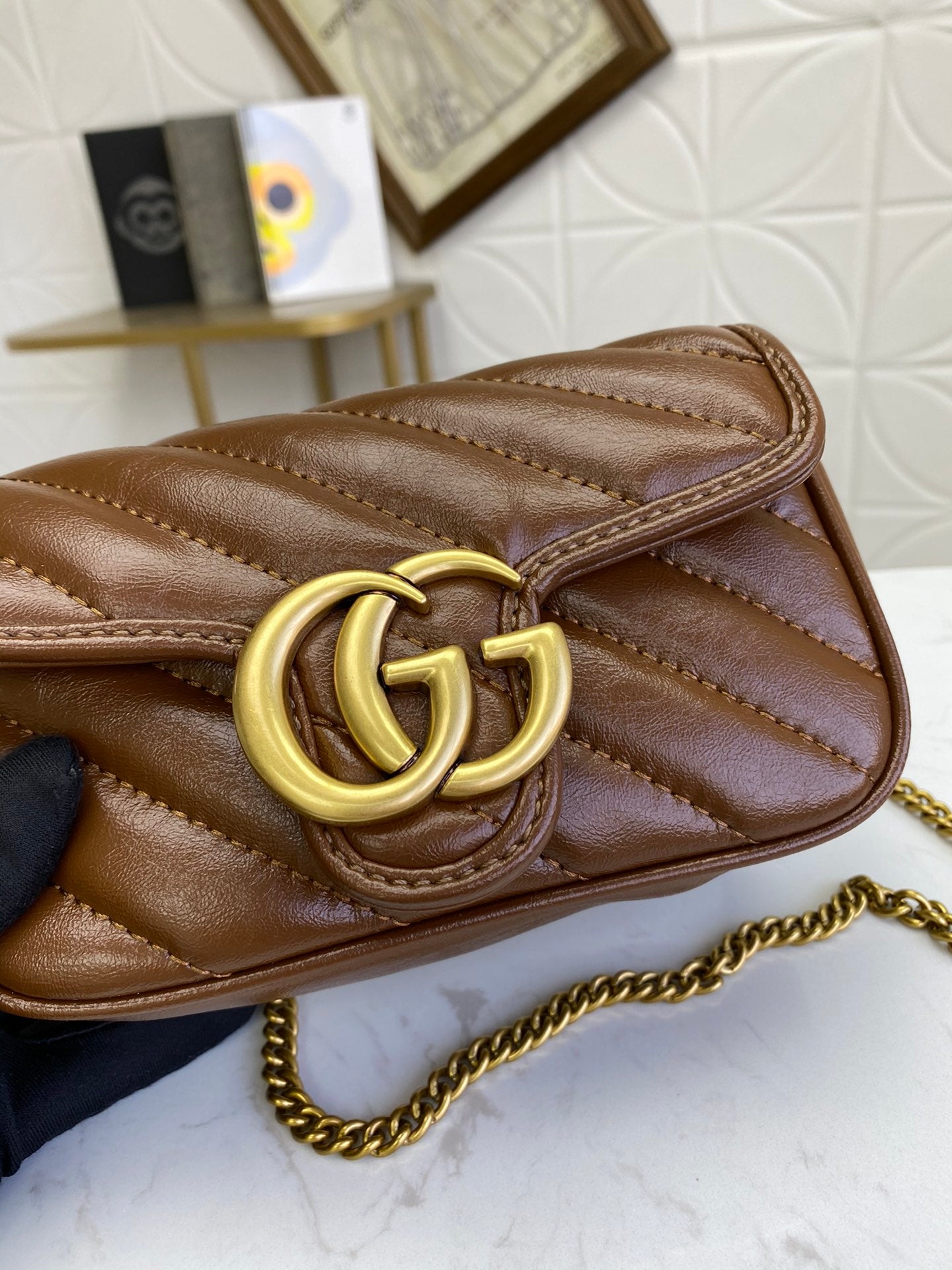 BOLSA GUCCI MARMONT SUPER MINI 16