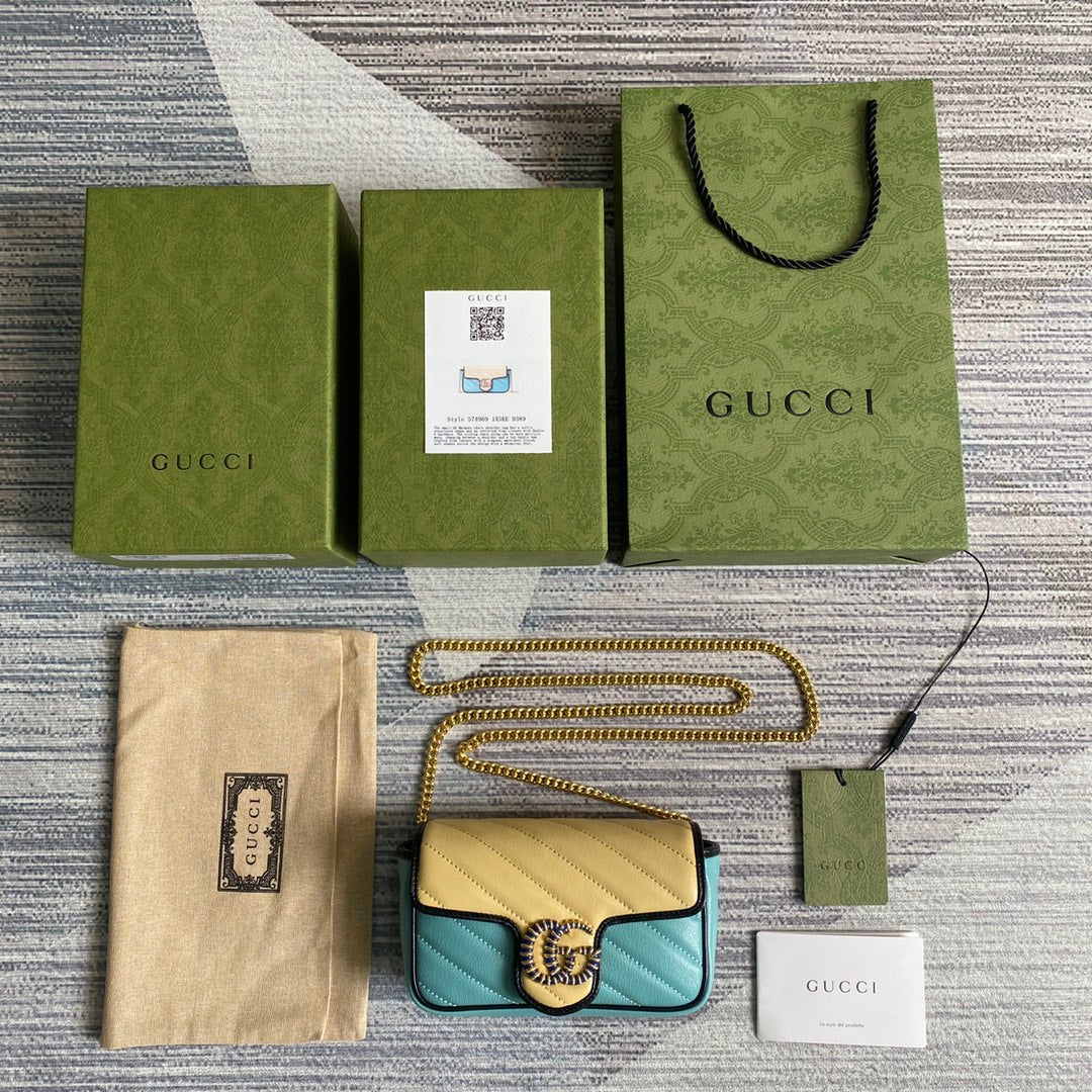 BOLSA GUCCI MARMONT SUPER MINI 16