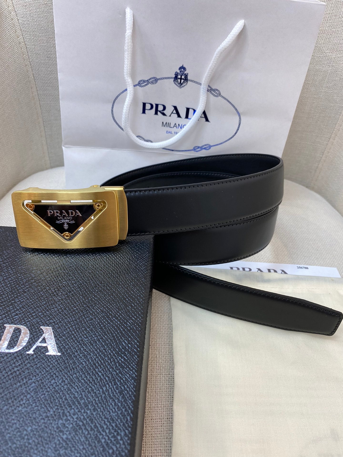 CINTO PRADA 3,5 CM