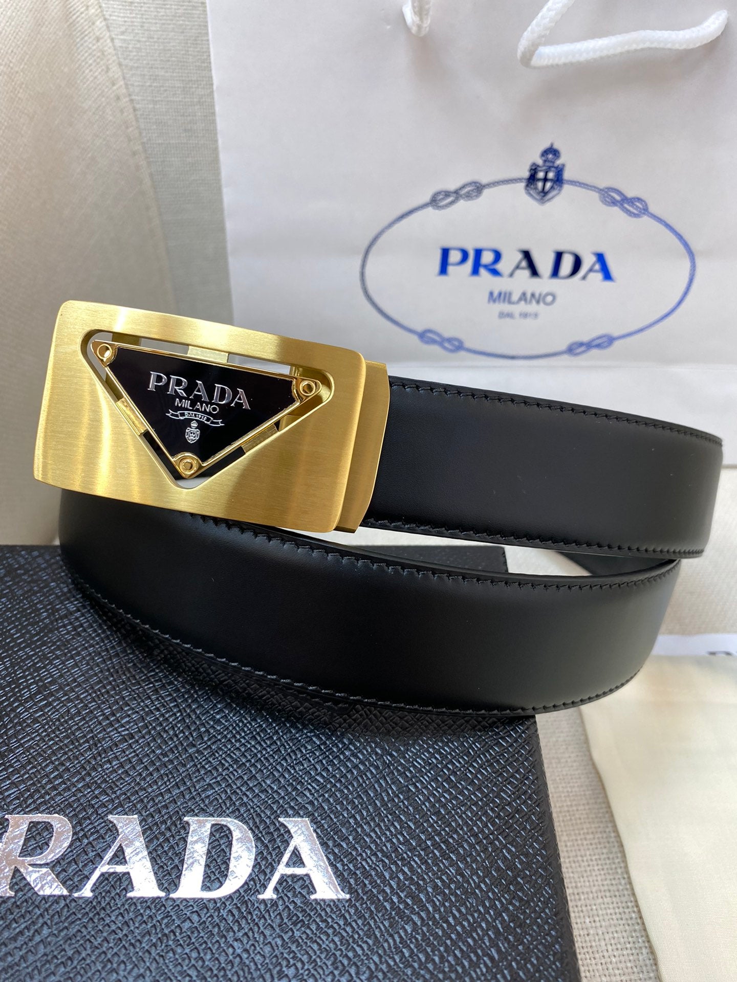 CINTO PRADA 3,5 CM