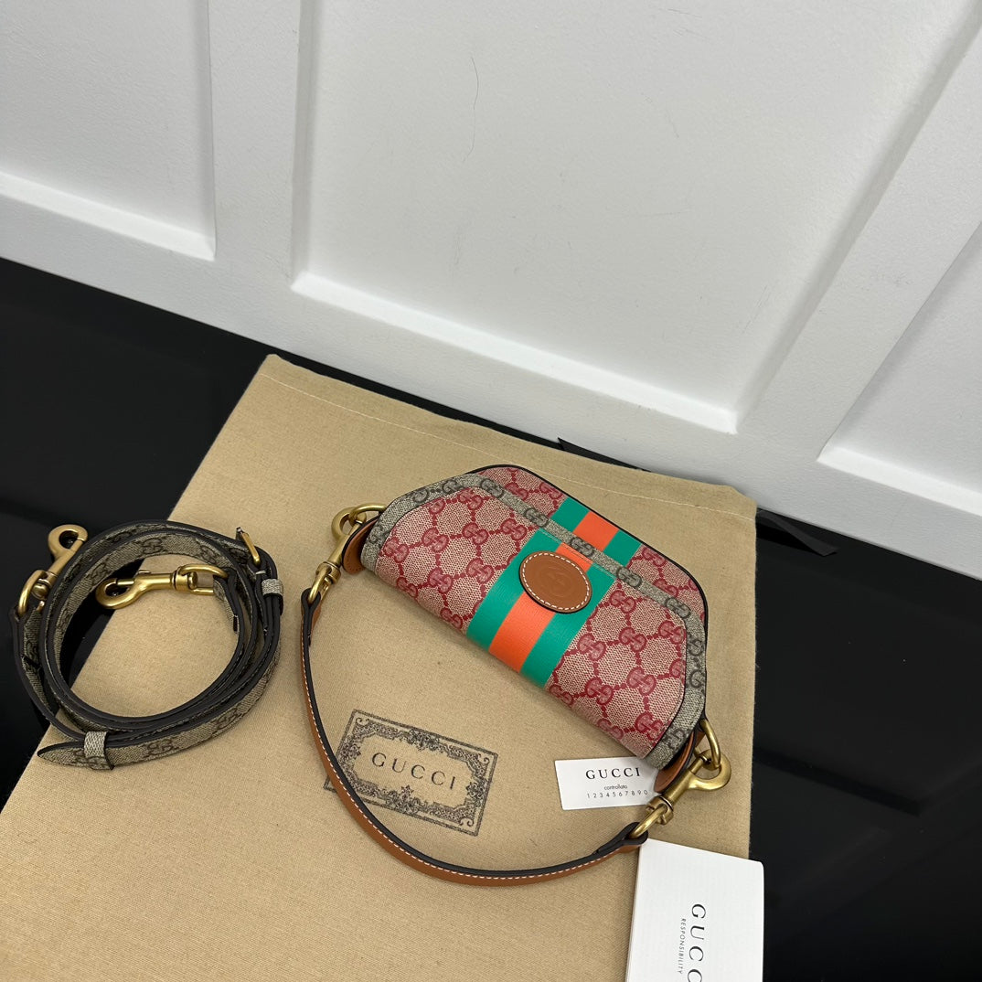 BOLSA GUCCI GG SUPREME WEB MINI