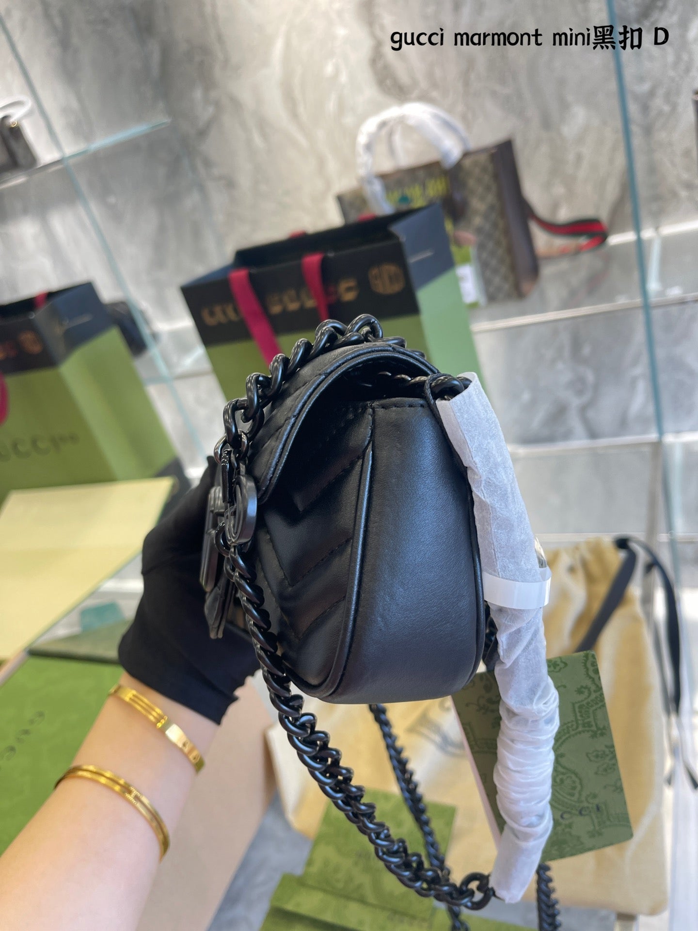 BOLSA GUCCI MARMONT SUPER MINI 16