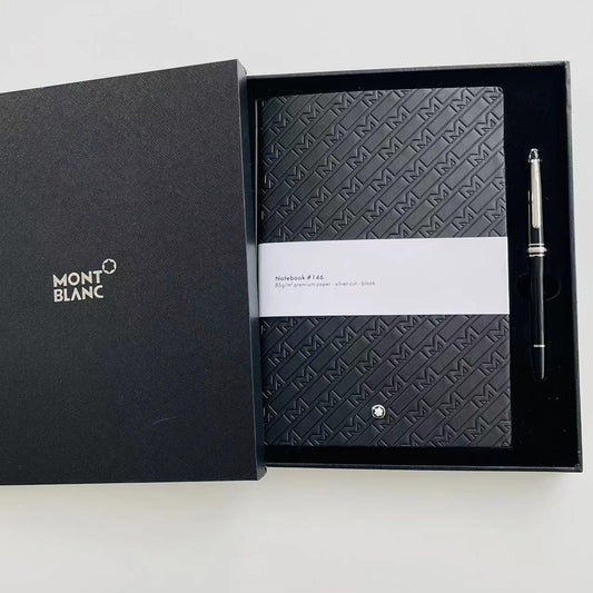 KIT CADERNO E CANETA MONTBLANC