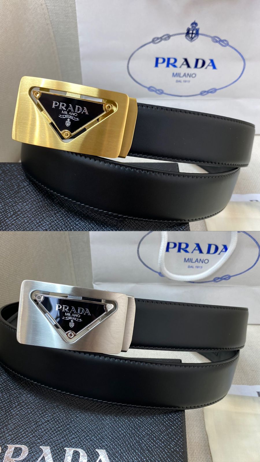 CINTO PRADA 3,5 CM