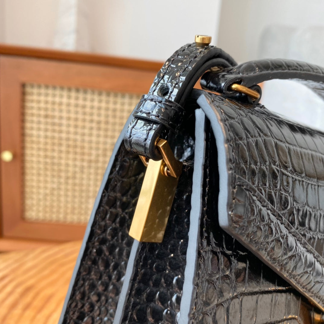 BOLSA YSL CASSANDRA CROCO 20