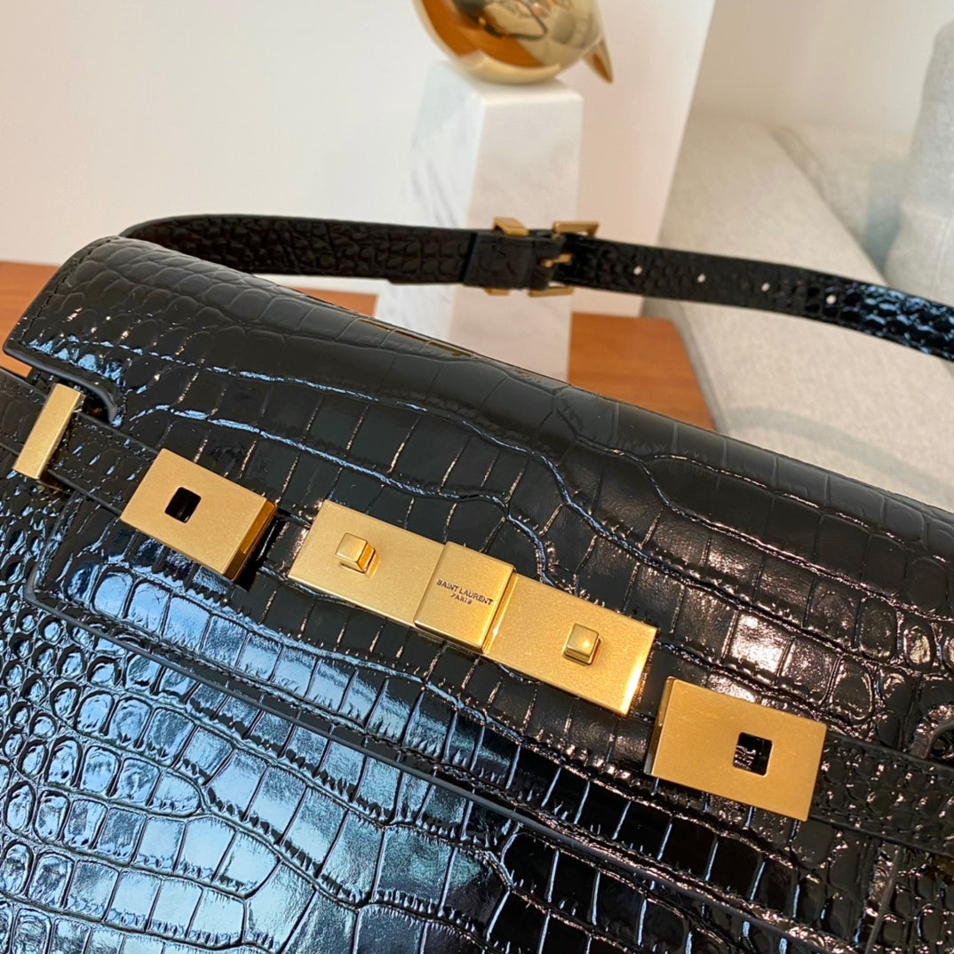 YSL MANHATTAN BLACK BAG 24