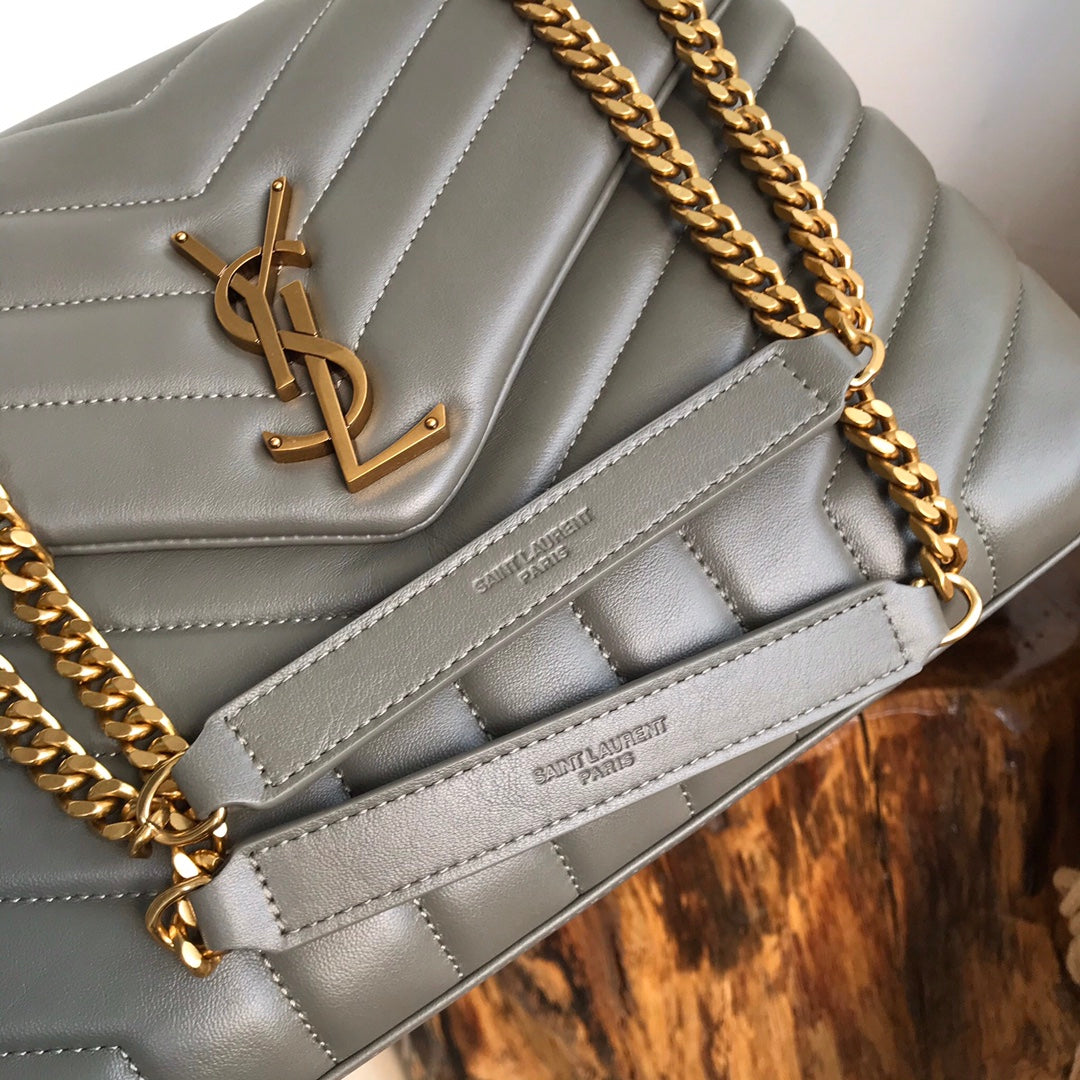 YSL LOULOU BAG GRAY 32