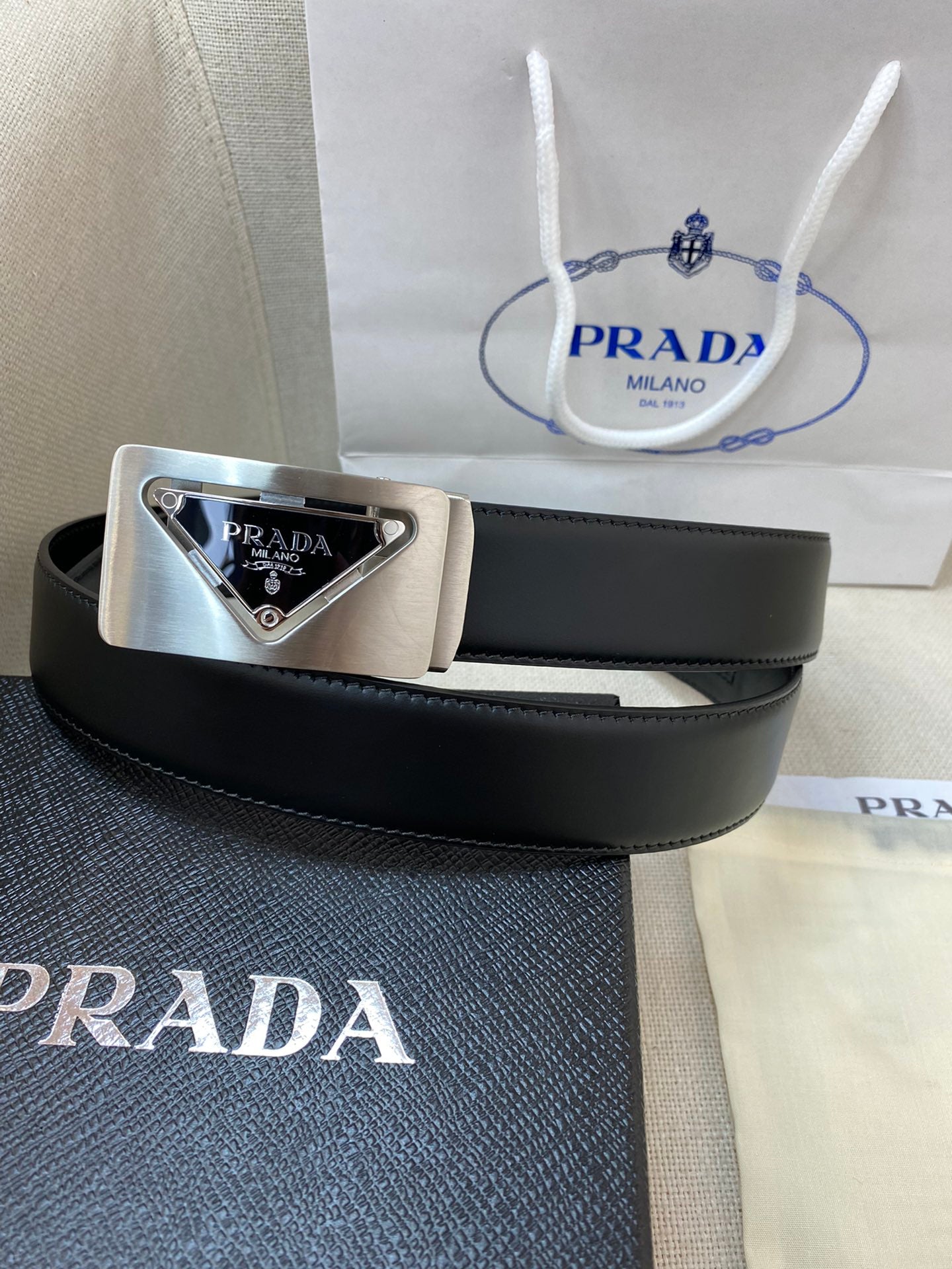 CINTO PRADA 3,5 CM