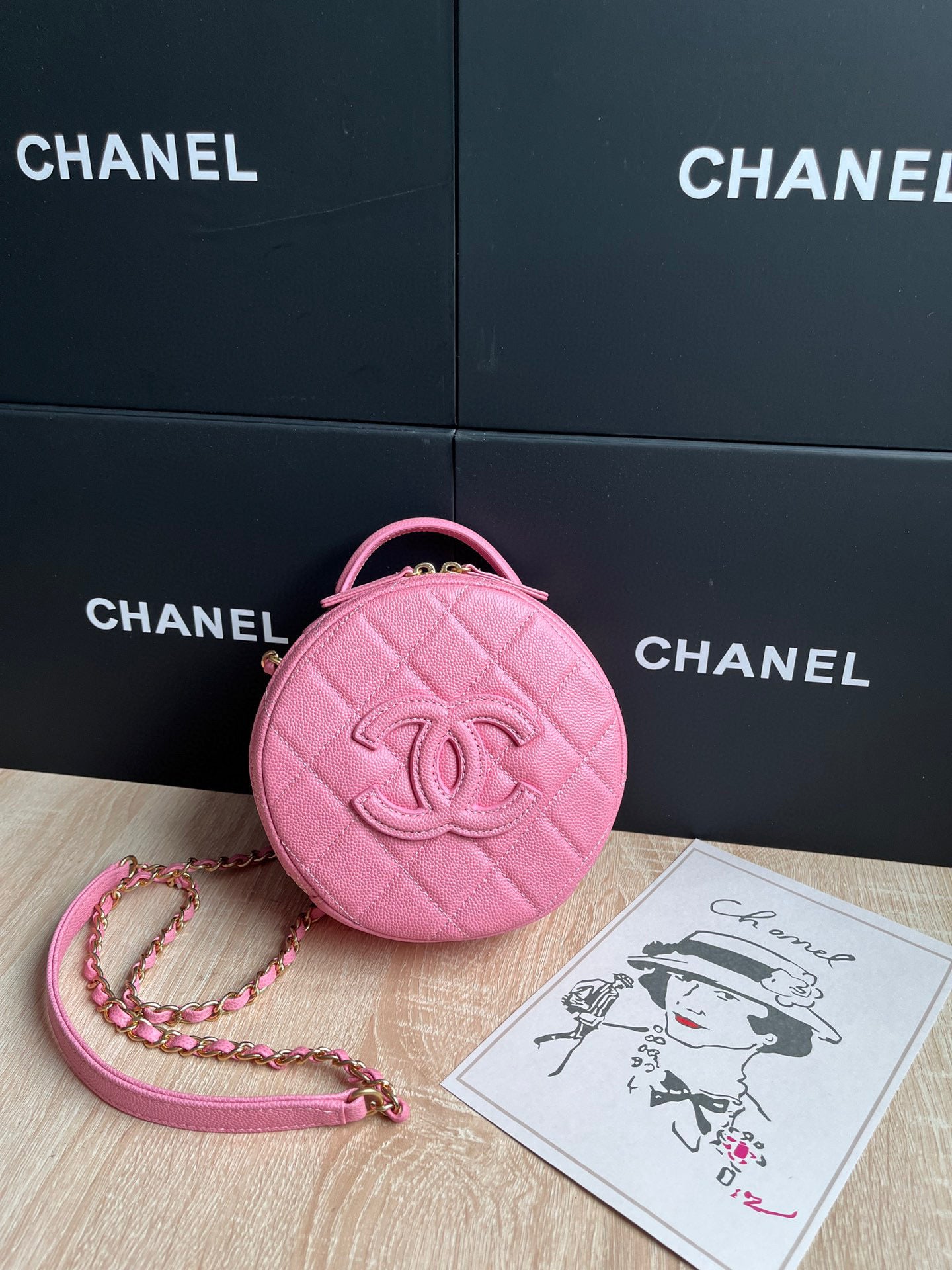 BOLSA CHANEL REDONDA